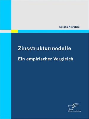cover image of Zinsstrukturmodelle